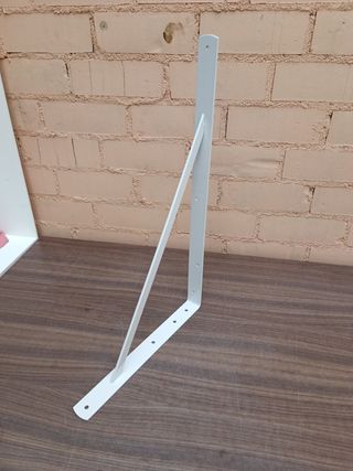 Escuadra de estantería, Escuadra metálica 60x37