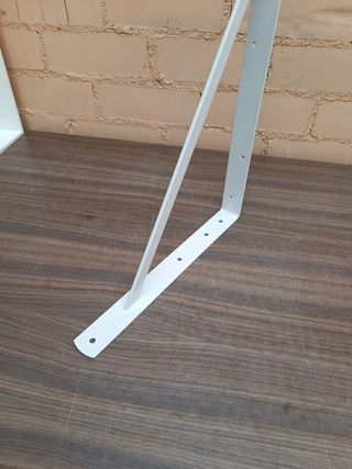 Escuadra de estantería, Escuadra metálica 60x37