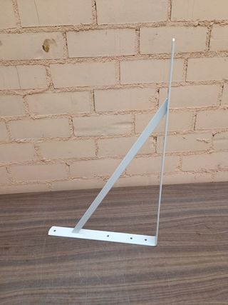 Escuadra de estantería, Escuadra metálica 60x37