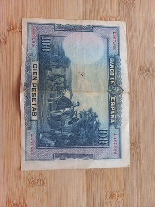 100 pesetas 15 de Agosto de 1928