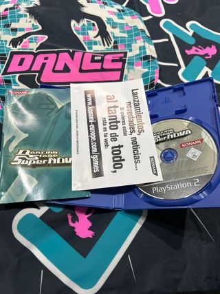 Alfombra de baile y 2 juegos PS2