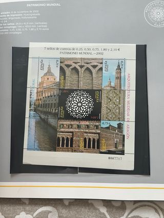 Libro sellos España y Andorra 2002