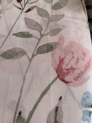 Funda nórdica algodón flores nueva precintada