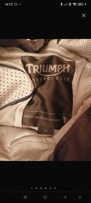 Traje de moto Triumph