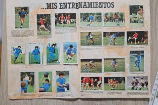 ALBUM COMPLETO MARADONA SUS DRIBLINGS Y SUS GOLES