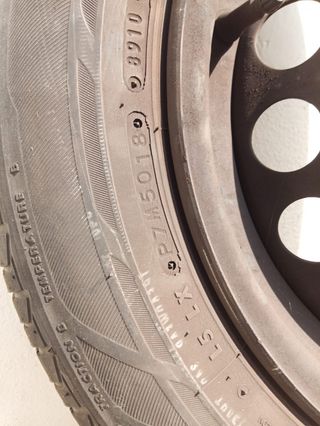 N.4 Pneumatici Bridgestone con cerchi