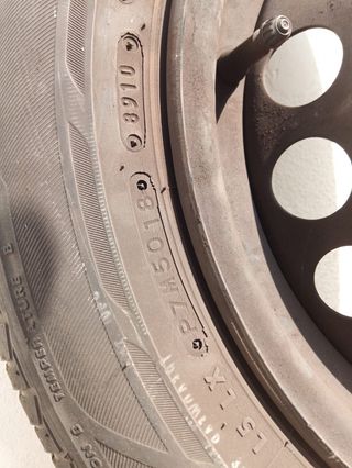 N.4 Pneumatici Bridgestone con cerchi