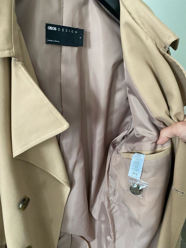 Gabardina hombre asos