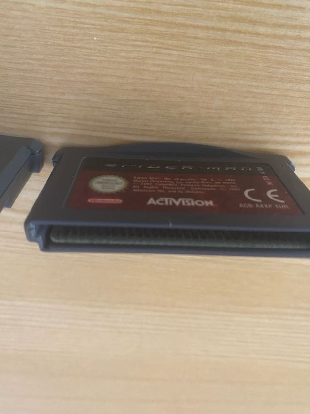 Spiderman 1 y 2 gameboy advance
