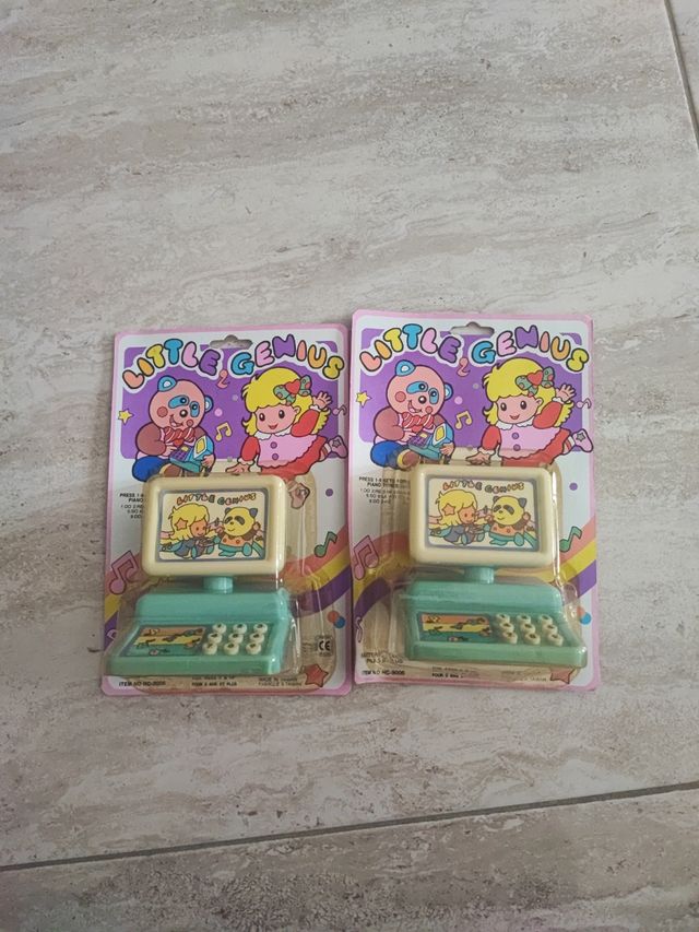 Lote de 2 little genius años 80