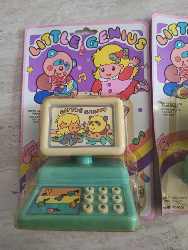 Lote de 2 little genius años 80