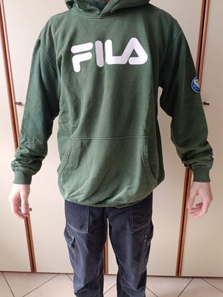 Felpa verde scuro FILA