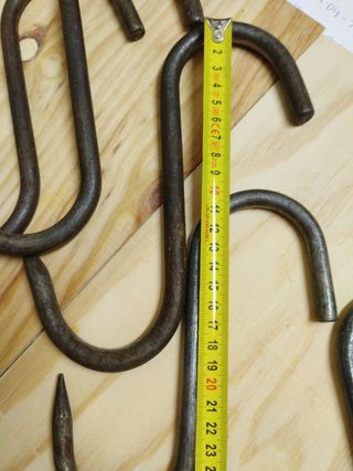 ganchos carnicería hierro