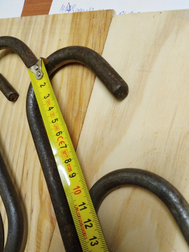 ganchos carnicería hierro