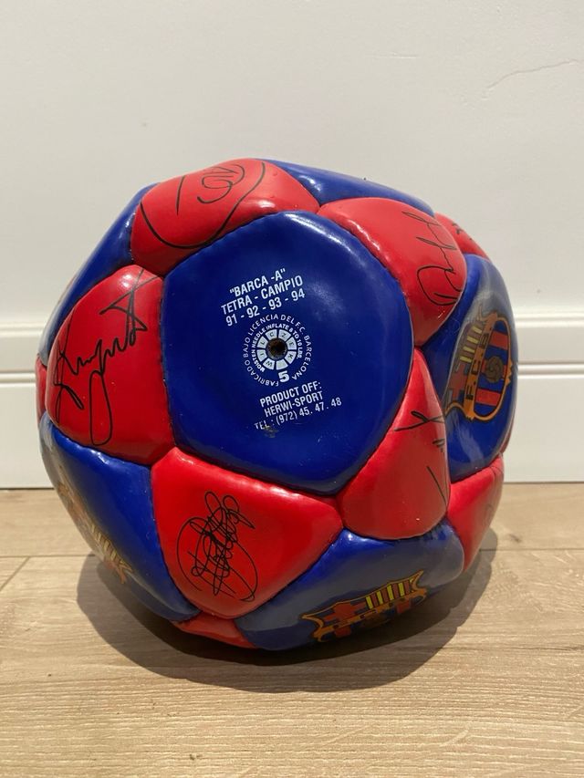 Pelota Barça Tetra-campio. 91-92-93-94