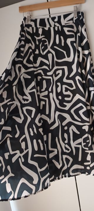 Falda Midi Estampada