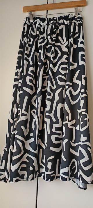 Falda Midi Estampada