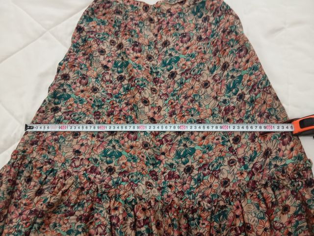 Falda midi floral