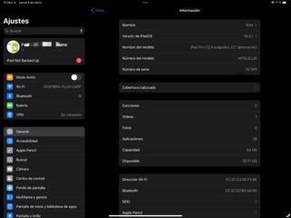 Ipad pro 12.9 3gen 46gb wifi -apple pencil 2