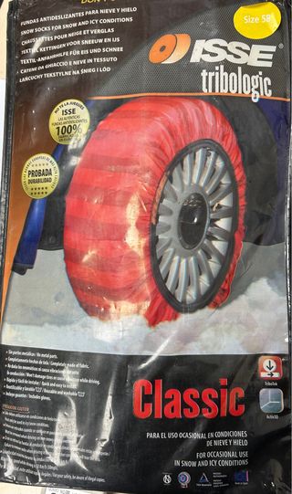 Fundas textiles de ruedas para nieve