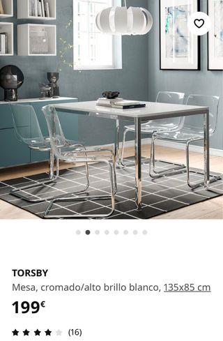 Tavolo da pranzo per soggiorno con struttura in acciaio inossidabile