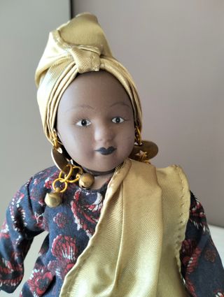 Bambolina in ceramica - Costa d'Avorio