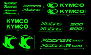 Pegatinas kymco XCiting 500