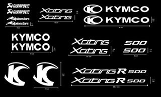 Pegatinas kymco XCiting 500