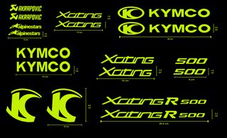 Pegatinas kymco XCiting 500