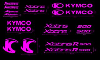 Pegatinas kymco XCiting 500