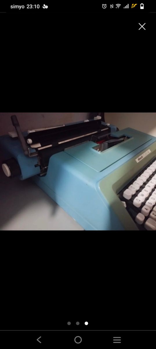 maquina escribir olivetti studdio 46