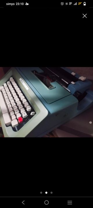 maquina escribir olivetti studdio 46