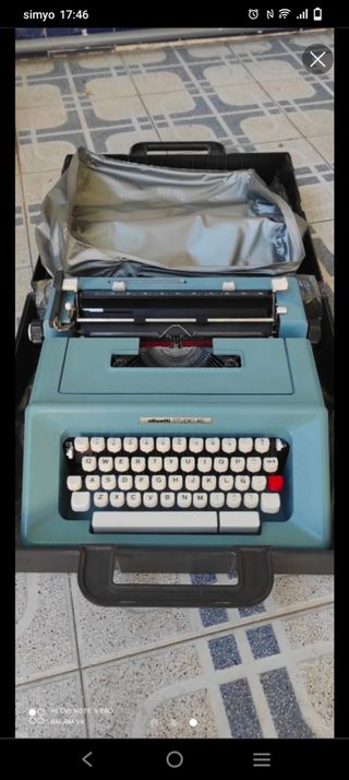 maquina escribir olivetti studdio 46