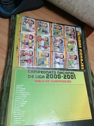 Album de cromos liga este 00-01