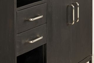 APARADOR 2 PUERTAS 2 CAJONES 2 EST NEGRO