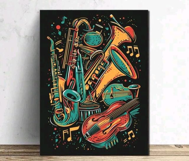 LIENZO INSTRUMENTOS MUSICALES COLOR E INTENSIDAD 