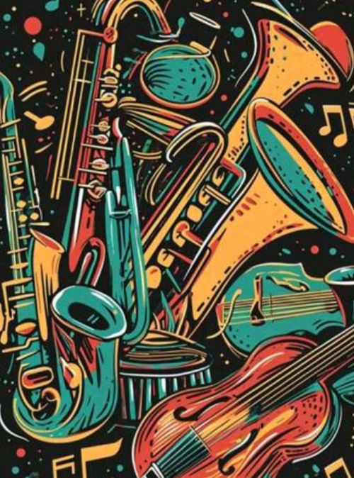 LIENZO INSTRUMENTOS MUSICALES COLOR E INTENSIDAD 