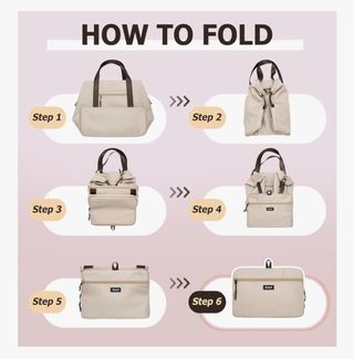 Bolsa viaje plegable y expandible 36L