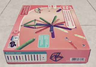 Juego construcción de piezas magnética