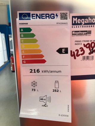 Frigorífico Hisense RT422N4ACE  No Frost