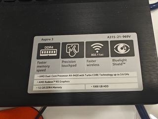 Portátil Acer Aspire 3