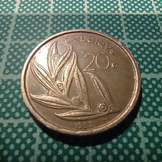 Moneda 20 francos belgas 