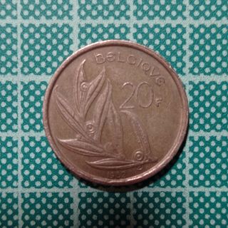 Moneda 20 francos belgas 
