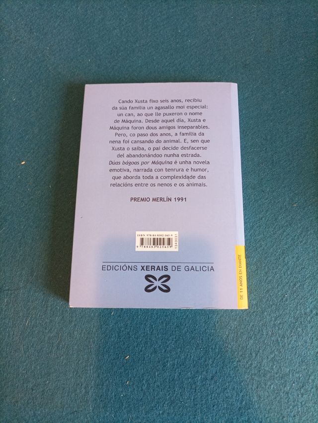 Libro dúas bagoas por máquina