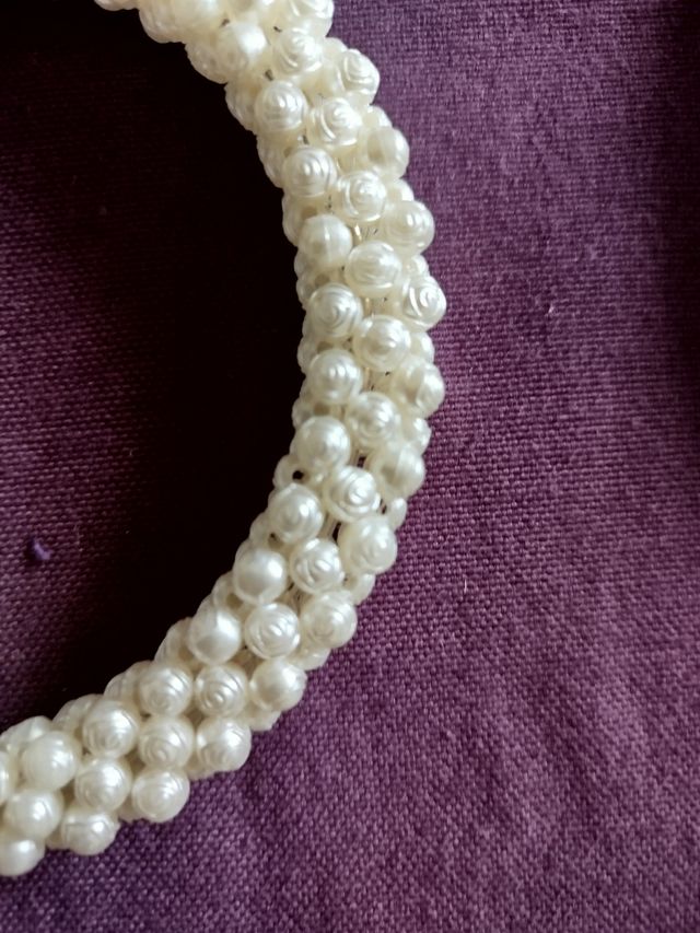 2 asas de perlas elegantes para bolsos