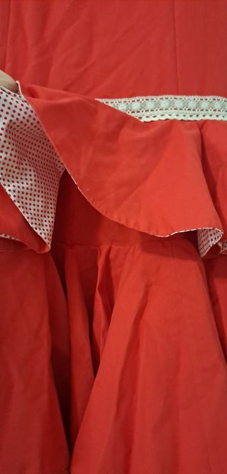Vestido de gitana, traje de flamenca 