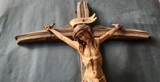 talla escultura Cristo antiguo