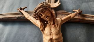 talla escultura Cristo antiguo