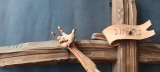 talla escultura Cristo antiguo