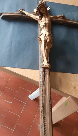 talla escultura Cristo antiguo